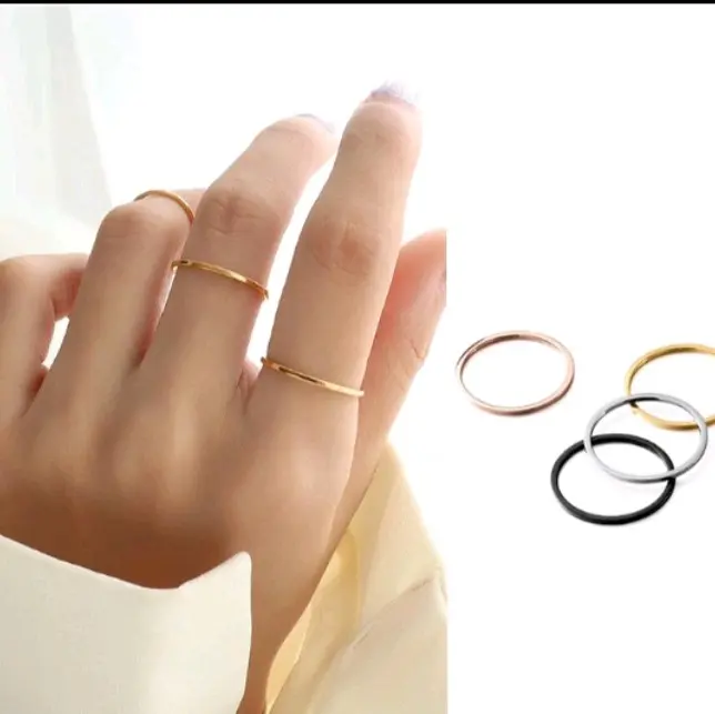 Cincin titanium anti karat RGL25/RGL26