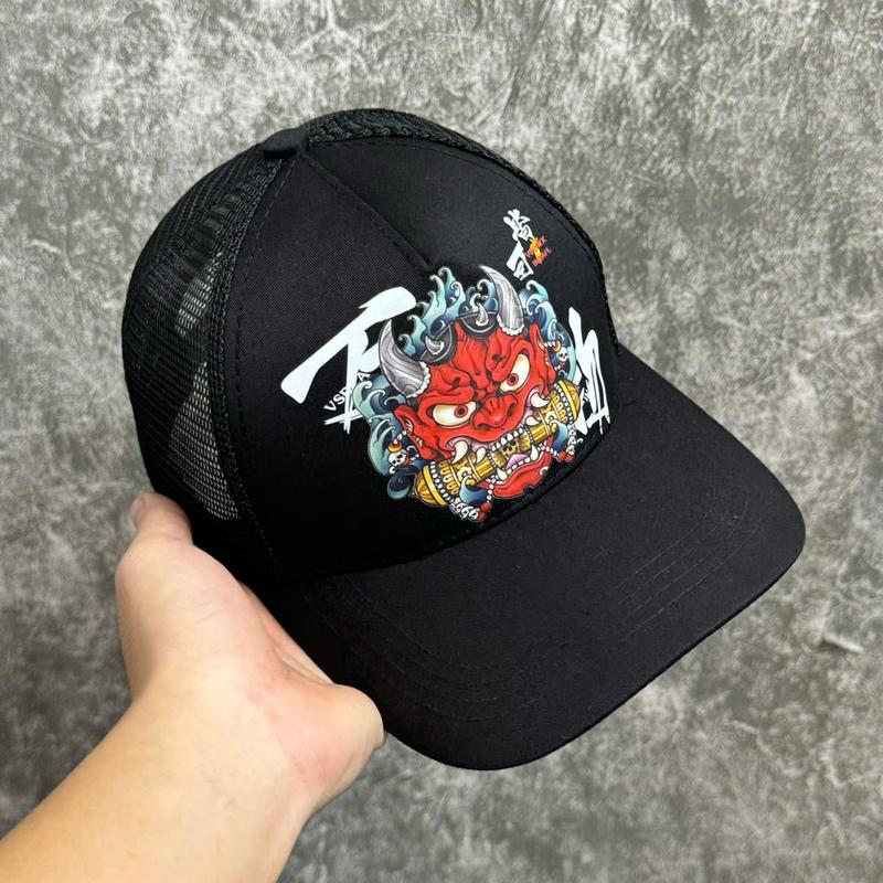  Mũ Nón Lưỡi Trai  Boy Phố Thêu Đuôi Khóa Bấm - Phụ Kiện Thời Trang Unisex Cao Cấp - Cotton Hoa 