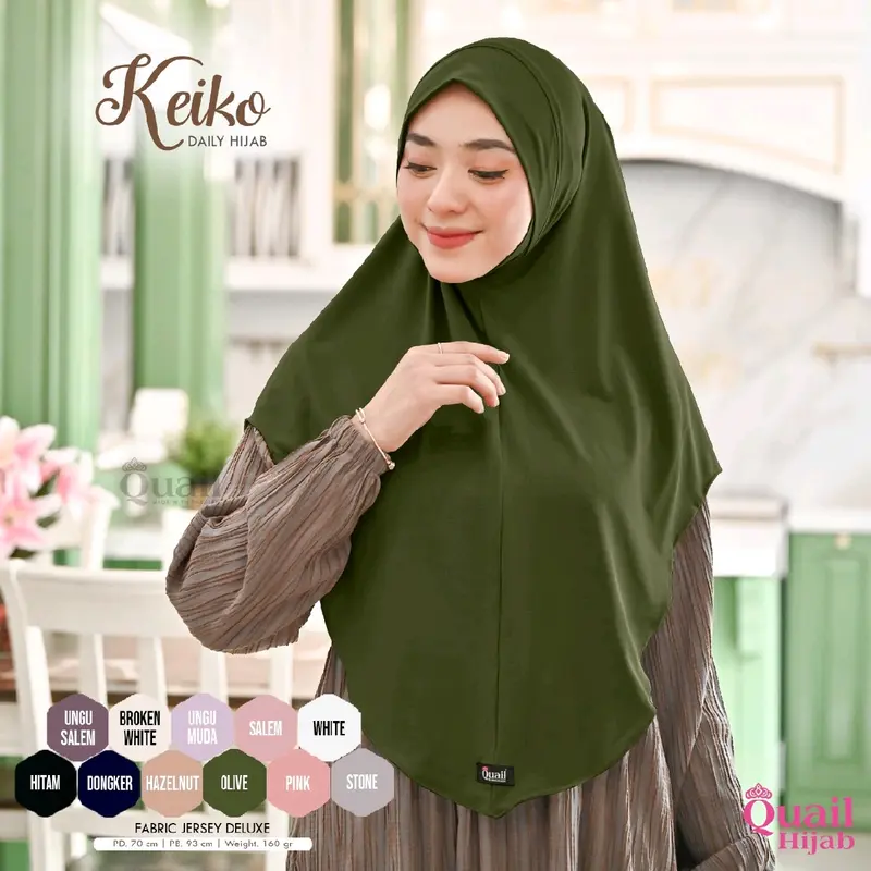 QUAIL HIJAB INSTAN JERSEY KEIKO 3