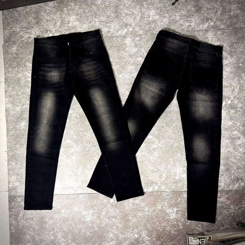 Quần jean nam cao cấp ống đứng wash nhẹ đơn giản vải co giãn form slimfit mẫu mới-BUNZ STORE Menswear Pants