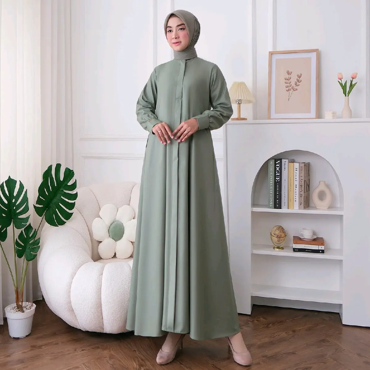 Gamis innara ori guzel indra kualitas premium/Gamis harian/Gamis hari raya/Gamis pesta