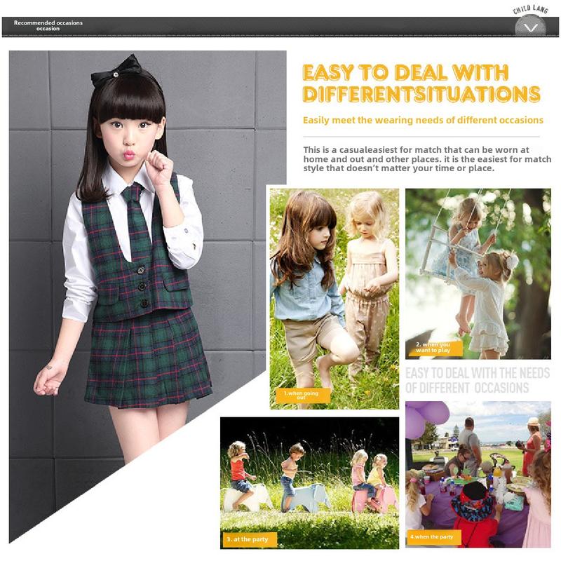 Product Introduction of Children's Spring and Autumn Elementary School Uniform Set College Style Class Uniform Boys and Girls Kindergarten Uniform Graduation 10