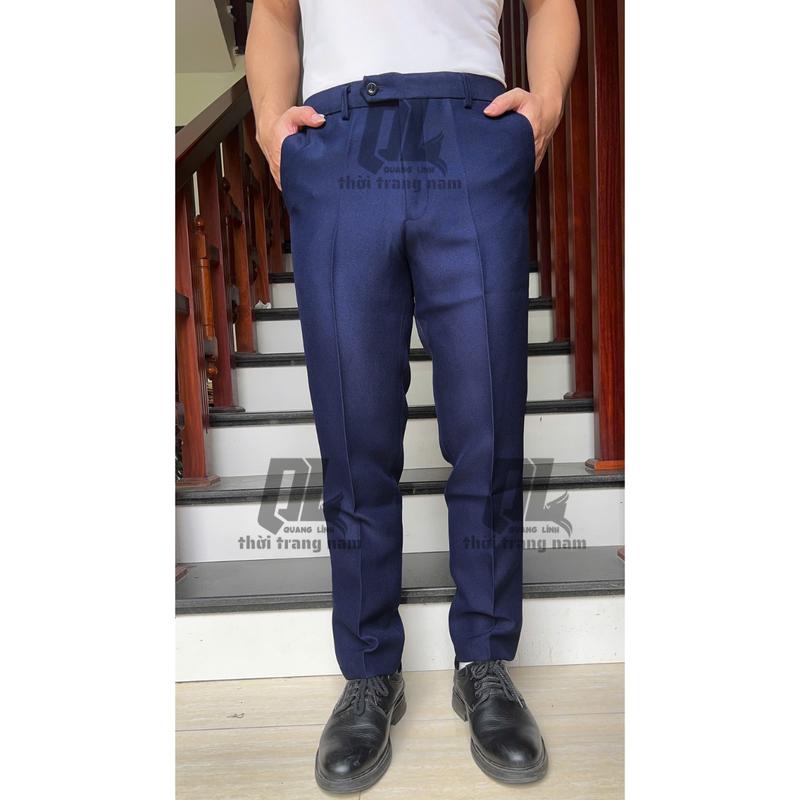 COMBO 2 Quần Âu Nam - Quần tây nam chất vải cotton dầy dặn, không nhăn,không xù ống dáng trẻ Hàn Quốc Trơn Ôm gọn (không co giãn) Ong  Pants Menswear 4