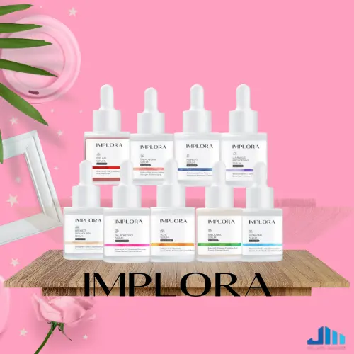 Implora Serum Wajah 20ml | Luminous | 24K Gold | Peeling | Brightening | Midnight | Acne | Serum BPOM