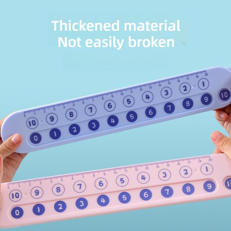 Product Introduction of Thước trượt, dành cho trẻ em học Toán học, Thước phân hủy kỹ thuật số, Phân hủy số hai mặt, A5Y2 22