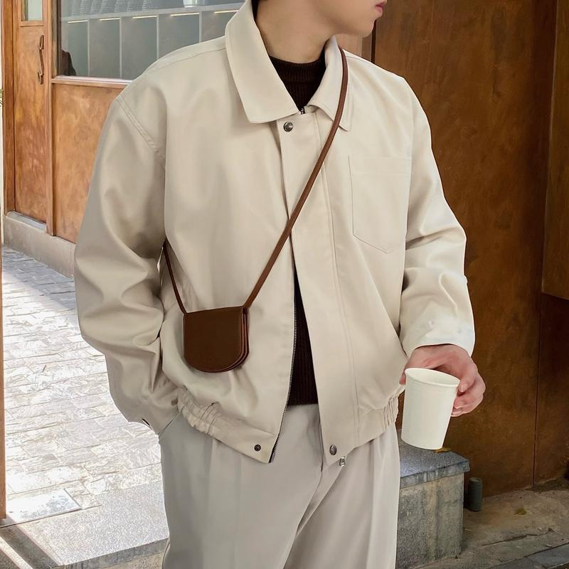 Áo Khoác Kaki Nam Nữ DaeOne Thiết Kế Khoá 2 Chiều - Kaki Jacket DaeOne Cropped