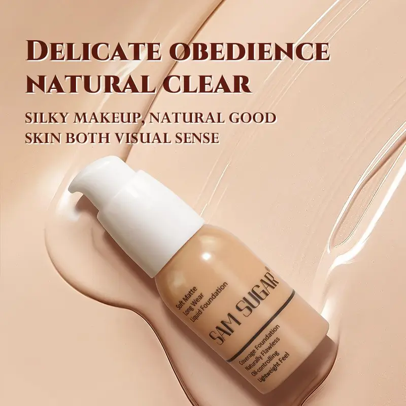 Long-lasting Moisturizing Foundation, Lightweight Concealer Foundation for Women & Girls 3