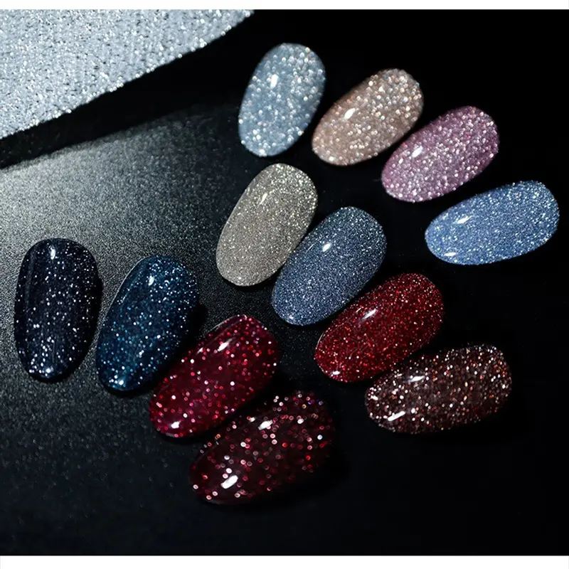 Nail Annies Gel Disco 15ml Nail Polish Elegant Nail Art Gel Longlasting Gel Nail Polish Kutek Disco Perawatan Kuku Cantik 2