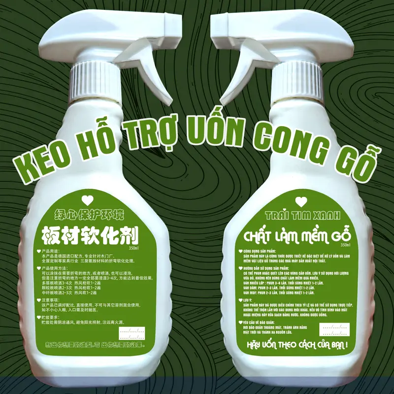 Keo hỗ trợ uốn cong, chất làm mềm gỗ 330ml tiện dụng 2