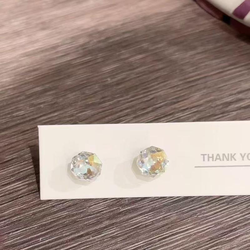 Hoa Tai Zircon Hoa Hồng Tám Mặt Siêu Sáng Bóng, Đinh Tán Xương Tai, Dành Cho Phụ Nữ, Zircon Nhiều Mặt Mới, Cao Cấp Và Tinh Tế, Hoa Tai Dễ Phối Đồ Được Thu Thập Bởi 35.000 Người Vào Năm 2025 2