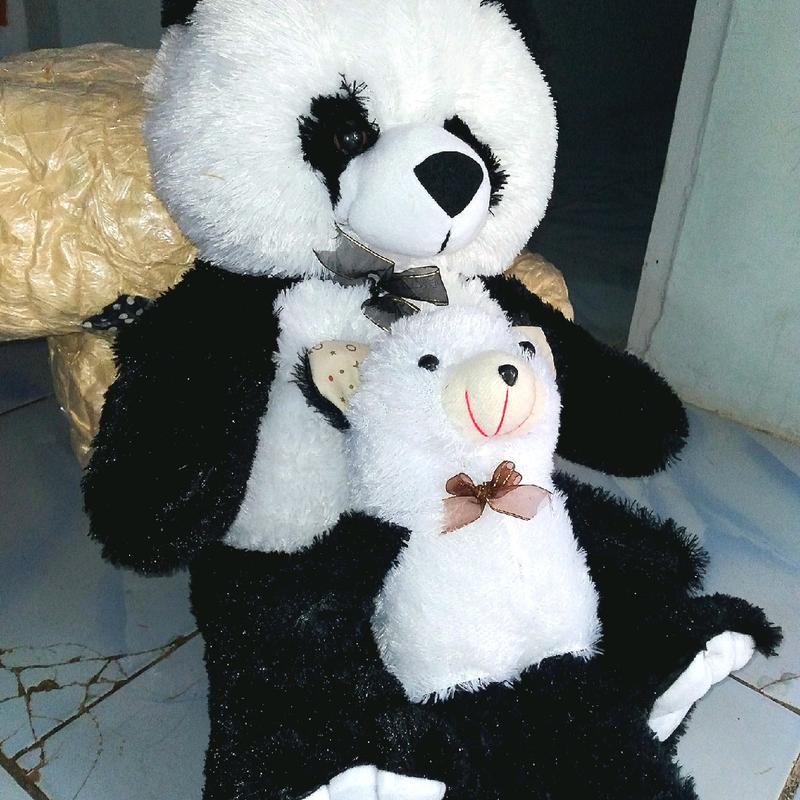 PROMO Boneka Panda Besar 70 cm beranak 2 ( 1 besar, 2 kecil ) Dolls 4