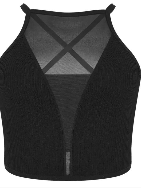 Women's Solid Color Sexy Bra, Fashion Casual Contrast Mesh Lingerie Top for Daily Wear, Women Underwear for All Seasons 8