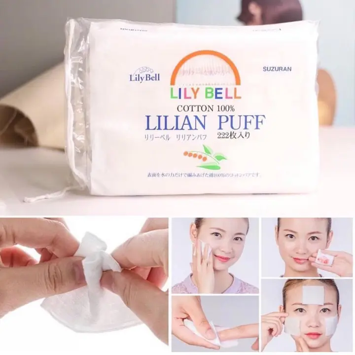 Bông Tẩy Trang Lily Bell 222 Miếng 1
