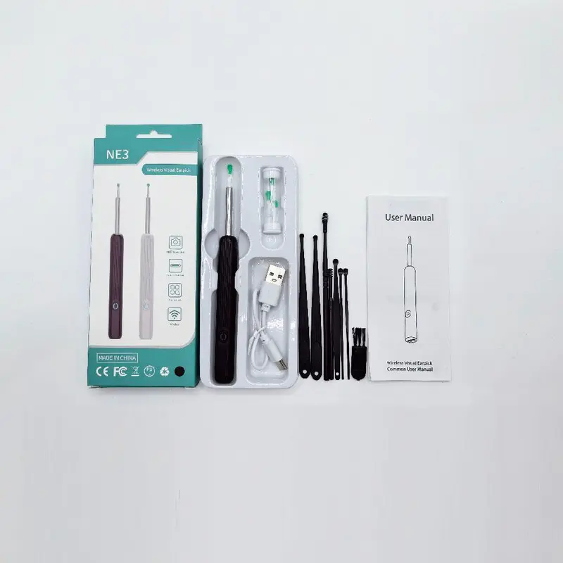 Smart Visual Ear Cleaner, Rechargeable Earwax Removal Tool, Lightweight Smart Visual Ear Pick, Multi-use Ear Cleaning Tool for Kids & Adults, Hygiene Products, Ear Canal Care Products, Birthday Gift 3
