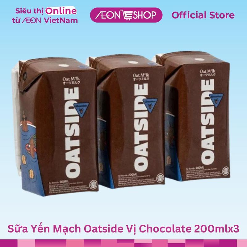 AEONESHOP Sữa Yến Mạch Oatside Vị Chocolate 200mlx3 - TikTok Shop Vietnam