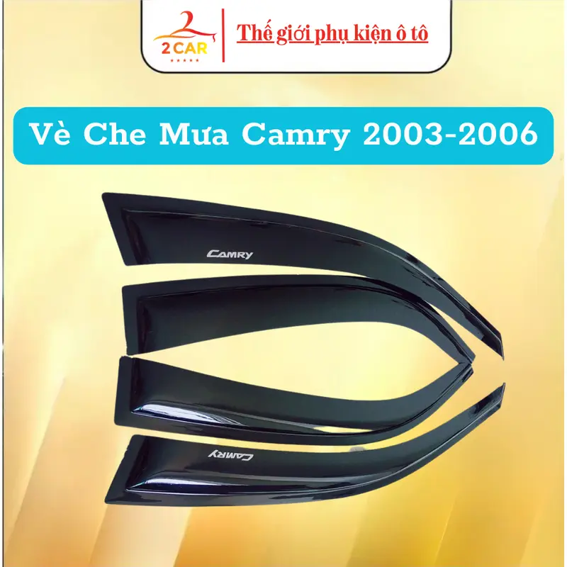 Vè Che Mưa Xe CAMRY đời 2003 2004 2005 2006 2007-2008 2009-2016-2017-2018 nhựa đen đẹp 0