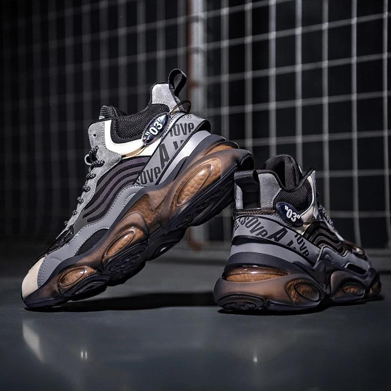 Custom Luminous Winter Plush Casual Sneakers Leather Plus Size US 13 EU 48 Air Cushion Sports Running Shoes for Men Closed Boy_voghion.com
