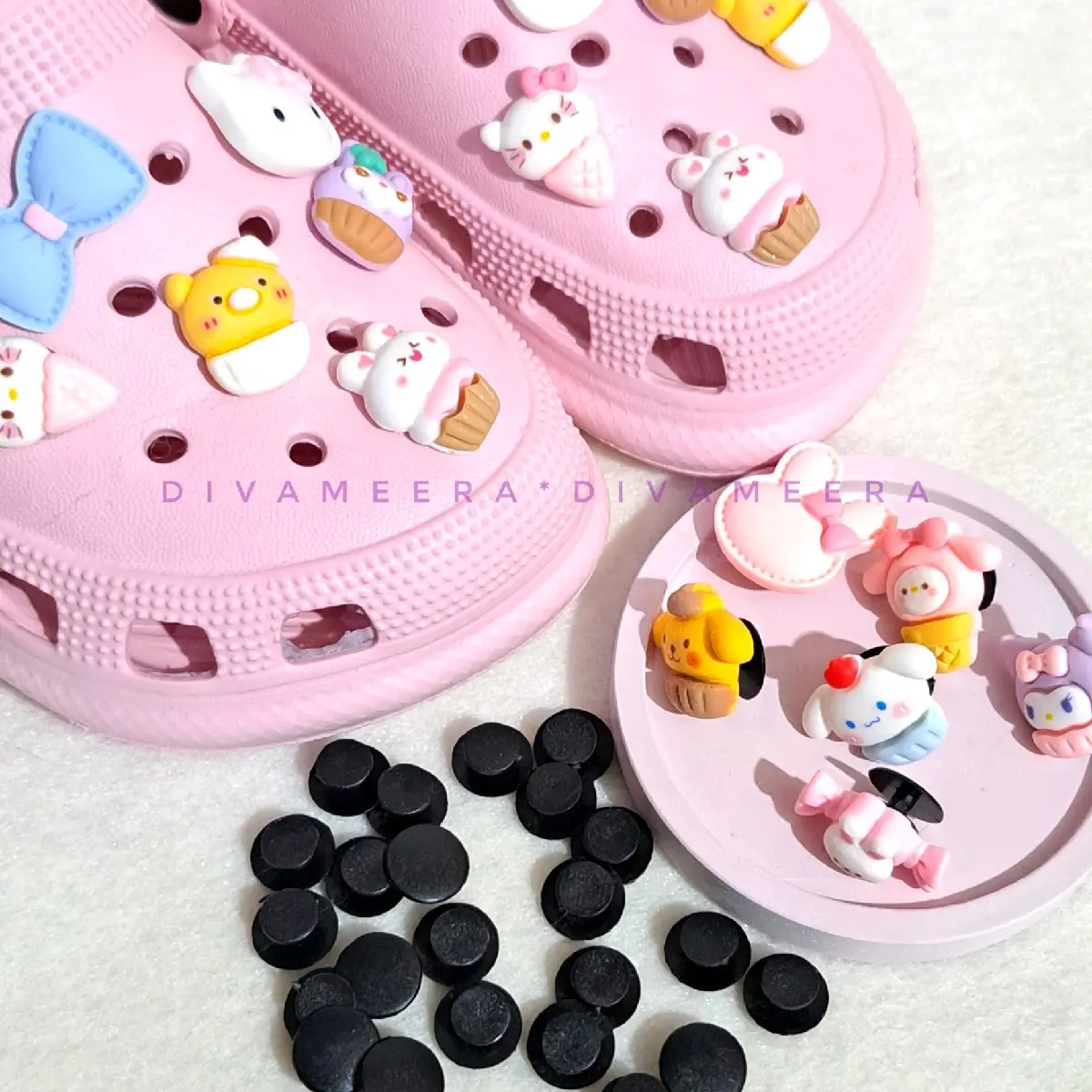 Pin sandal crocs jibbits - 50 pcs
