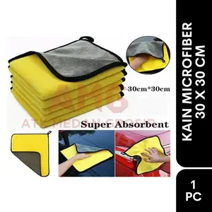 KAIN LAP MICROFIBER 30 X 30 CM HALUS SERBAGUNA