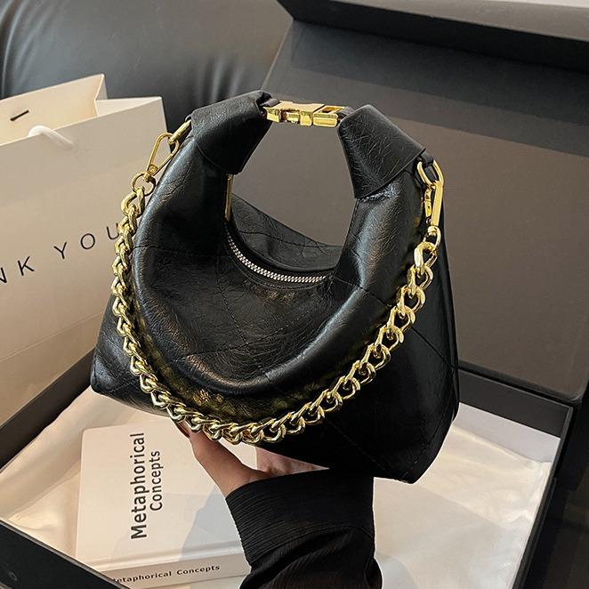 Túi xách mềm dáng bán nguyệt (5 kiểu đeo), xách tay size 23 Bag Nữ