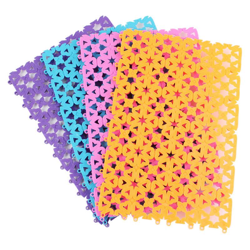 Tấm lót sàn chuồng chó mèo bằng nhựa PVC nhiều màu 30x20cm - Thương hiệu uy tín