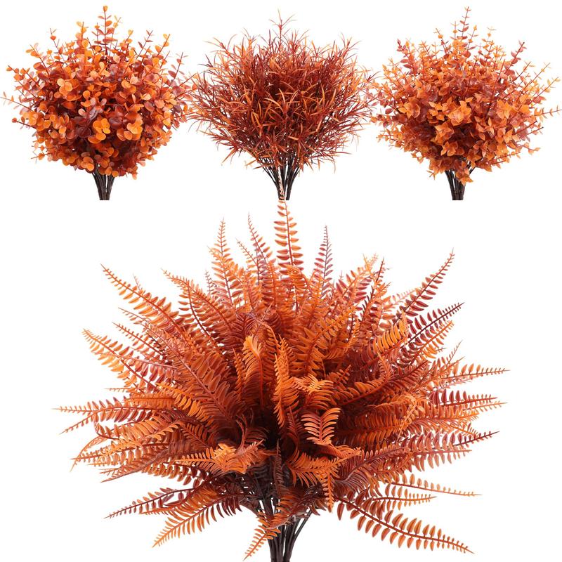 Product Introduction of Artificial Fall Flowers Outdoor UV Resistant Greenery Shrubs Plant for Thanksgiving Festival Wedding Home Decoration Fake Flower 4