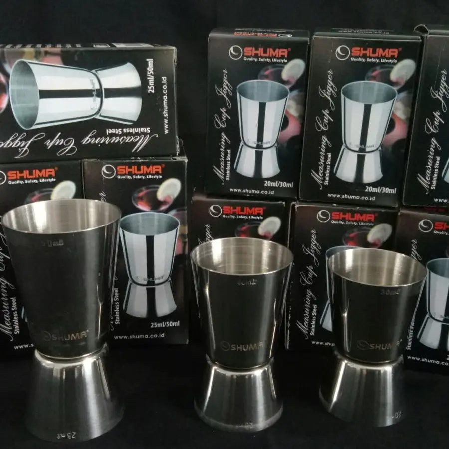 takaran cairan gula jigger shuma Stainless Kitchenware