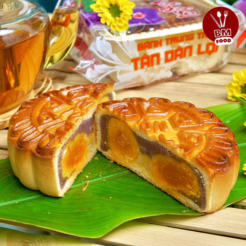 COMBO 4 BÁNH TRUNG THU TÂN DÂN LỢI 200G 2 TRỨNG MUỐI - VỊ TÙY CHỌN - Chỉ có 4 bánh không hộp đỏ 5