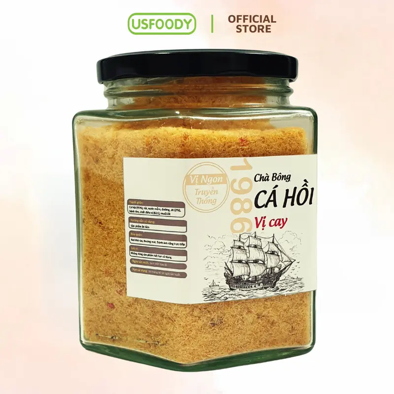 Chà bông cá hồi vị cay ngon khó cưỡng 2