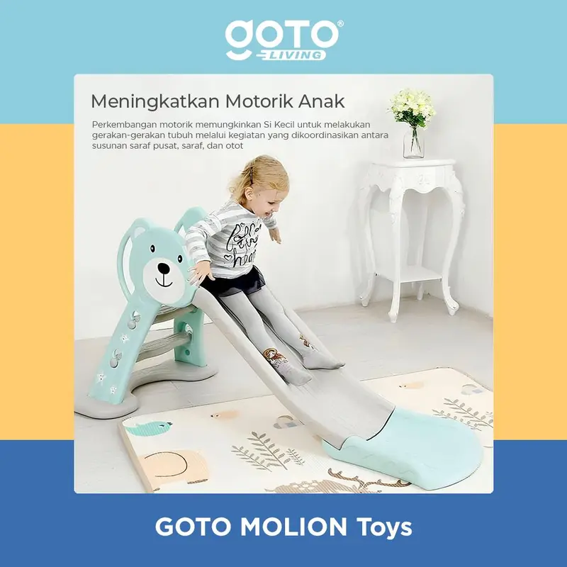 Goto [COD] Molion Perosotan Papan Seluncur Mainan Anak Playground Indoor 4