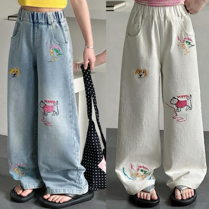 F554-F555 กางเกงยีนส์ลายสัตว์ ทรงหลวมสไตล์เกาหลี - TikTok Shop Thailand