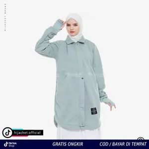 HIJACKET MARWAH Jacket Wanita Muslimah Jaket Hijaber Panjang Outer