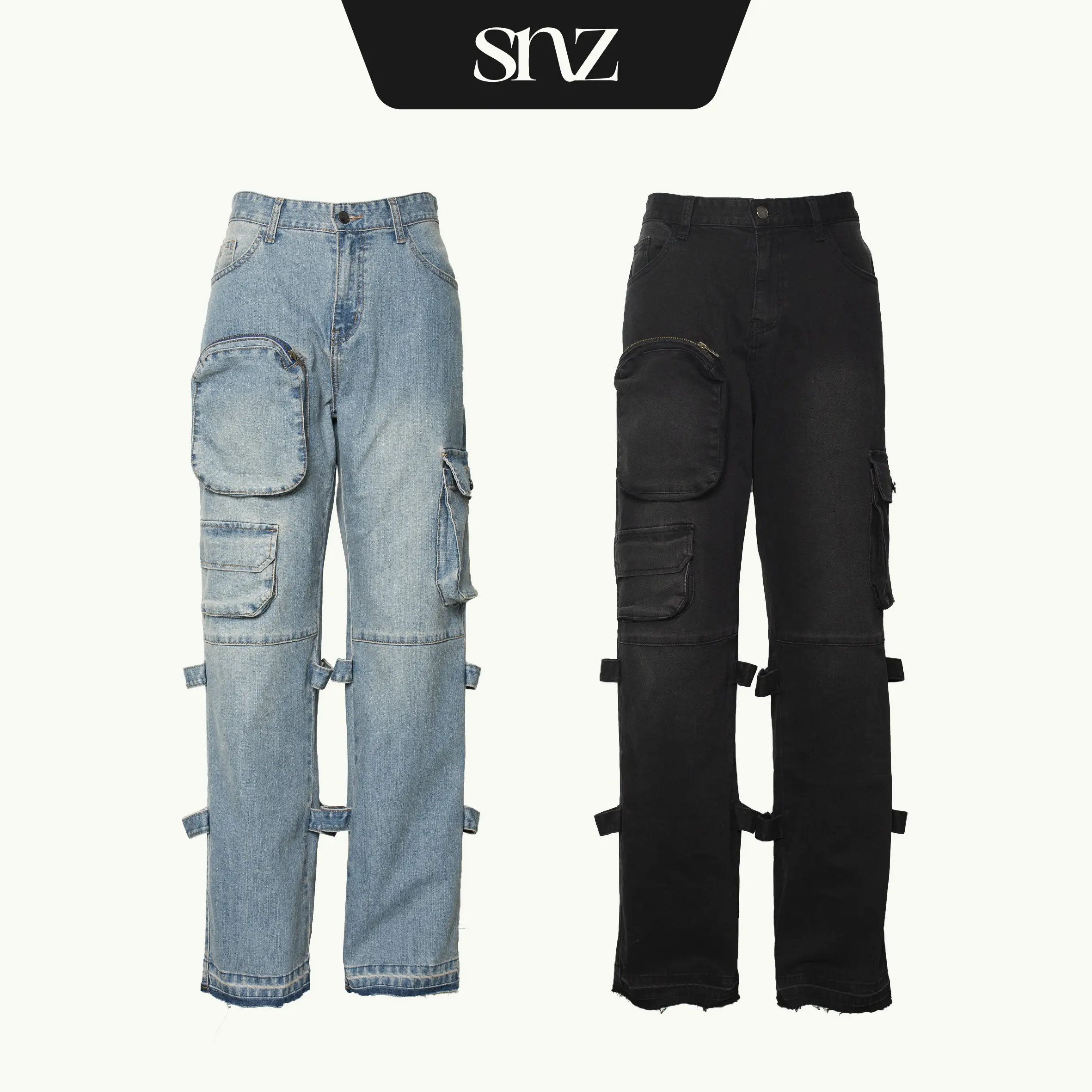 Quần Jeans Cargo SNAZZY Stegos