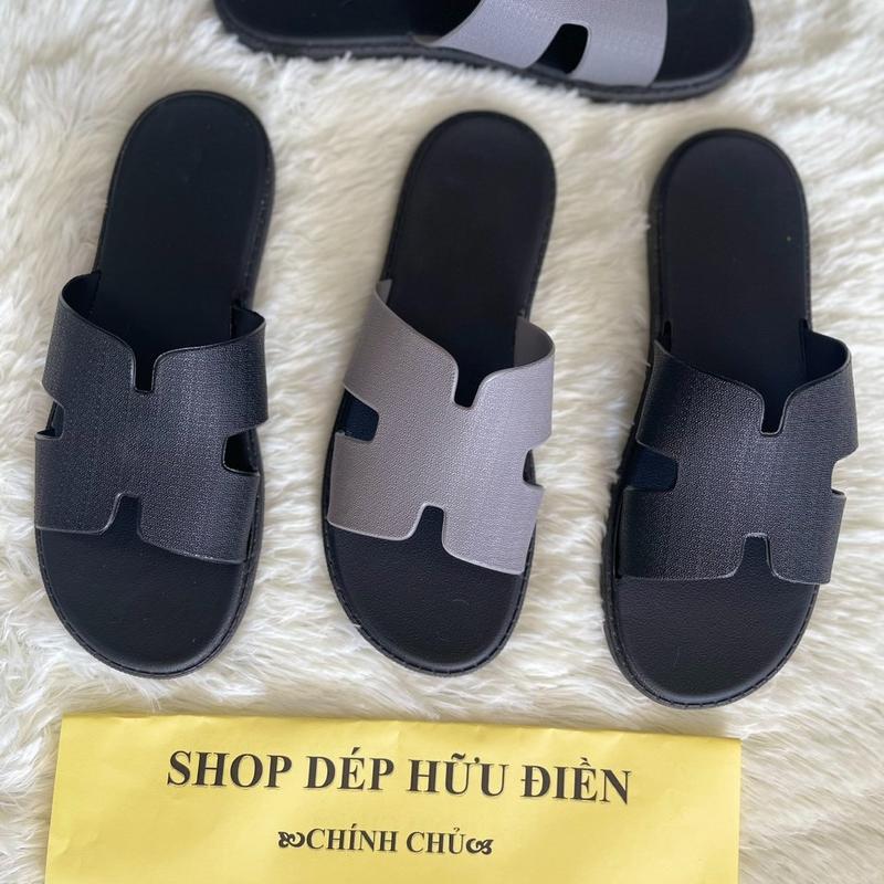Dép quai ngang chữ H bảo hành quai, chóng nước chắc chắn dép boy phố Đế Bằng dép  nam