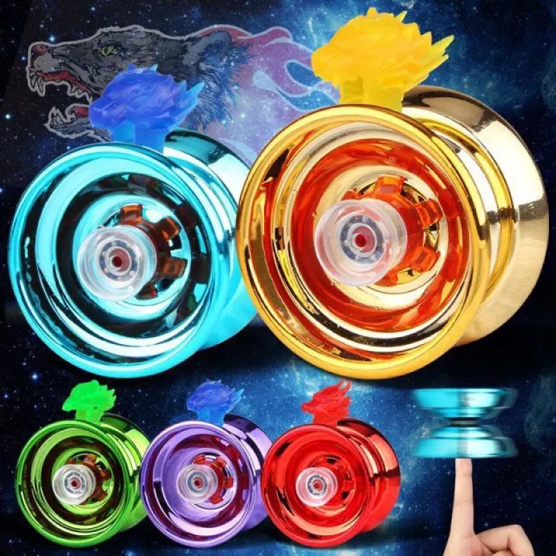 YoYo Toy Luminous Yoyo Kids String Control Creative Hobby Alloy Professional High Performance Classic Toys Boys Gift