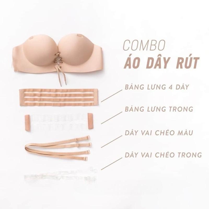 Product Introduction of Áo Su Rút Dây 368 Nâng Vòng 1 Đầy Đặn Cho Các Nàng (Kèm Hình Thật) Nữ Kem Women 16