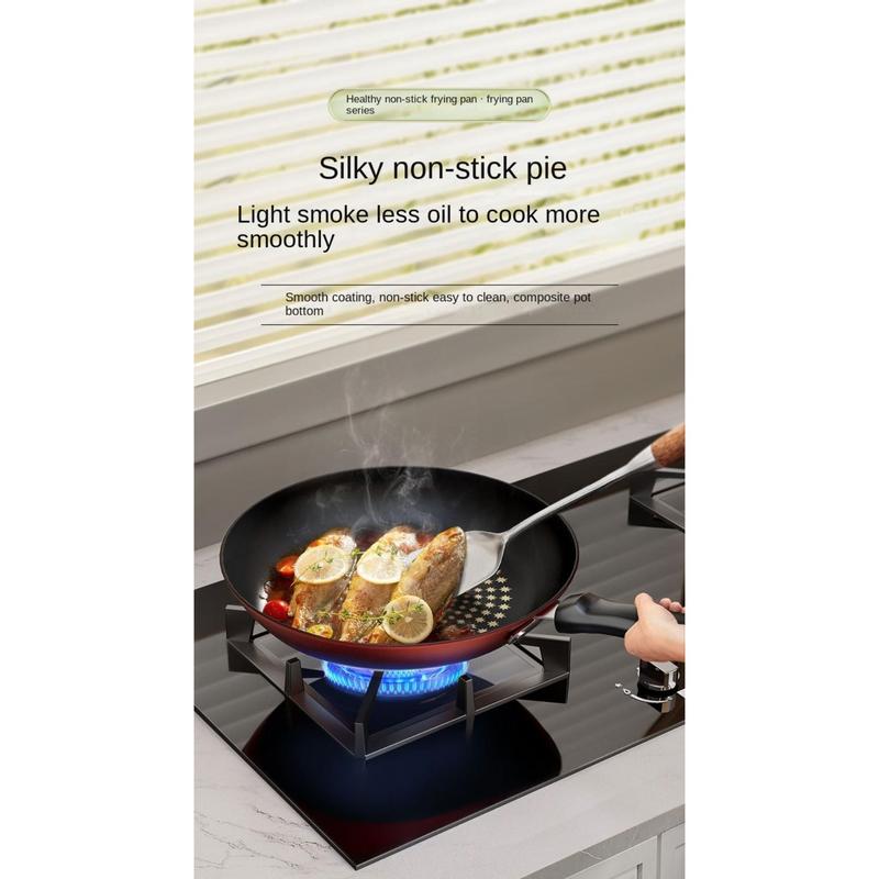 Product Introduction of New Non-Stick Pan with Lid Easy to Clean Frying Pan Multi-functional Iron Fried Steak Pot Gas Induction Cooker 21