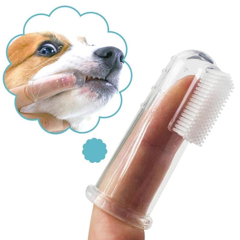 Product Introduction of Pet Finger Toothbrush Silicone Toothbrush Dog Cat Finger Brush Finger Pet Supplies Toothbrush J4N5 28