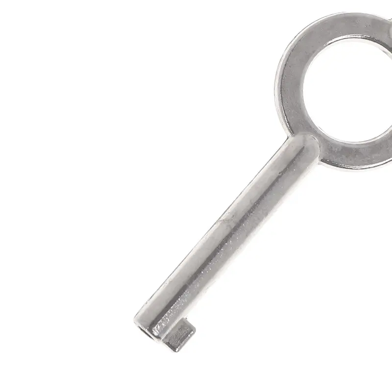 Móc Chìa Khóa Phẳng Thông Dụng Phong Cách Mỹ, Chìa Khóa Đặc Biệt, Khóa Gari, Chất Liệu Hợp Kim Kẽm, 1 Chiếc, Móc Chìa Khóa 6