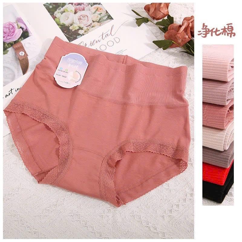 Product Introduction of Sét 5 Quần Lót Cotton Cao Cấp Cạp Cao Nữ Women Voi Nhung 5