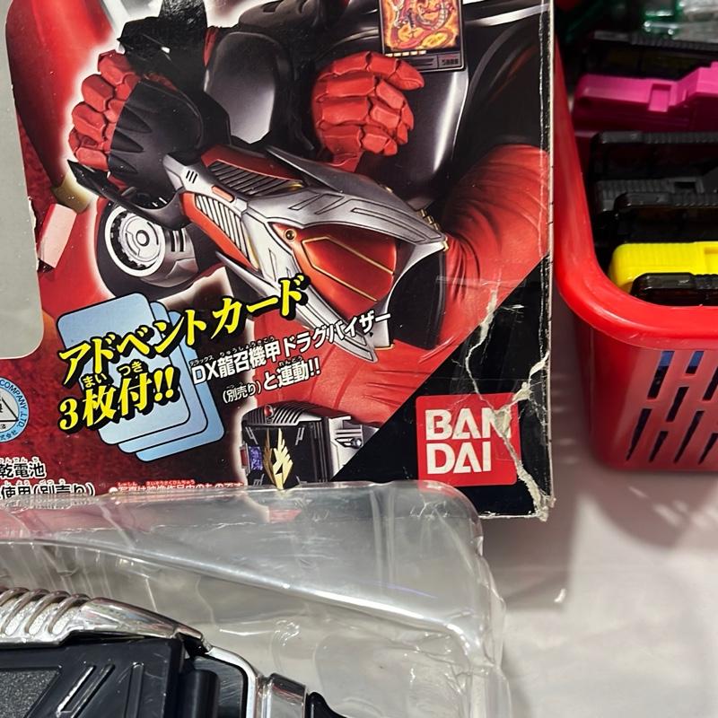 (2nd) Vbuckle DX kèm 3 deck cơ bản có box có trầy xước thanh lý Kamen Rider Ryuki 6