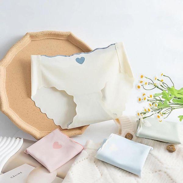 COMBO 5 Quần Lót Nữ SU TIM Thun Lạnh Đúc Su viền sóng gợi cảm đính trái tim Sexy Xuất nhật quansu