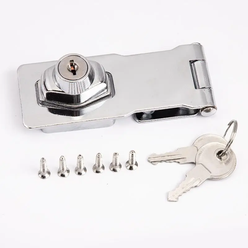 Khóa Ngăn Kéo, Không Cần Đục Lỗ, Có Khóa, Khóa Tủ Khóa Hộp Thư, Khóa Tủ Hai Cửa, Khóa Kết Hợp An Ninh Tủ Văn Phòng Kem 4