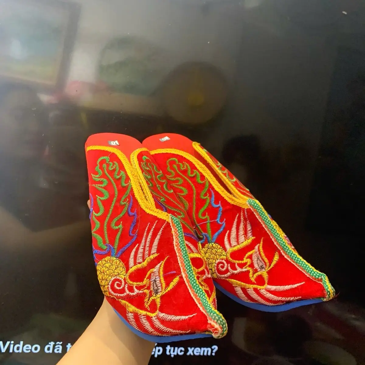 Hài cổ phục nữ - hài mũi cong GiàY Women Giày Bệt