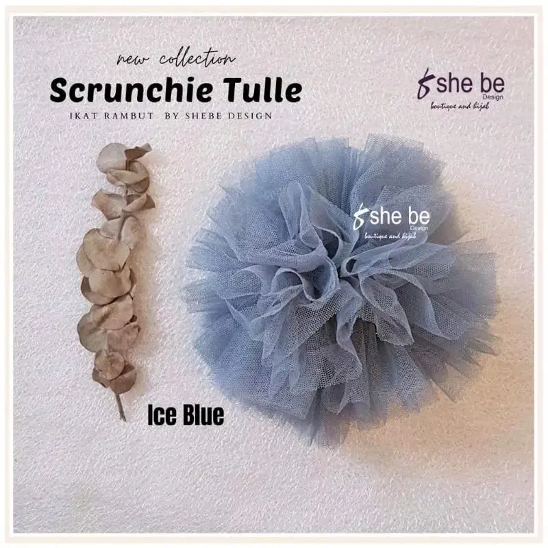 PROMO Ikat Rambut Cepol Jumbo scrunchie Anti Pusing Karet 5
