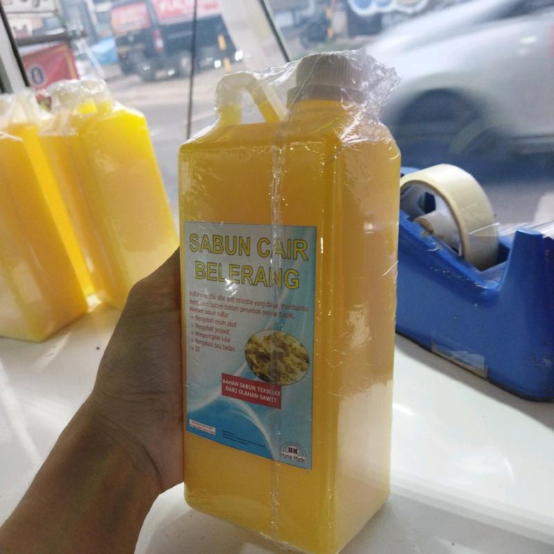 sabun belerang cair asli obat kulit isi 1 liter cod Membersihkan 1