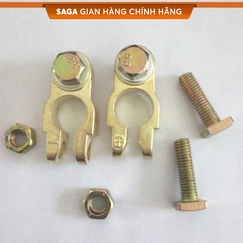 Bộ đôi đầu bọc bình ắc quy hàng đẹp 16-17mm - Kẹp bình ắc quy 6