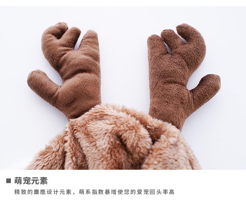 Product Introduction of LINPET-Pet Dog Clothes Autumn and Winter Thickened Warm Teddy Corgi Jarre Aero Bull Puppy Cat Winter Pet Costume Wholesale 17