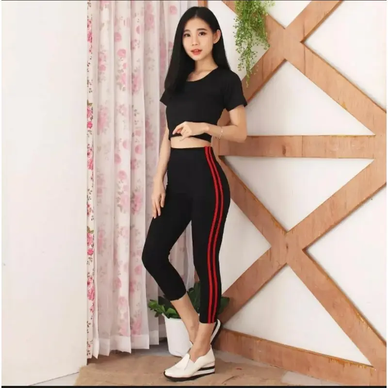 Legging 7/8 2 Warna/legging wanita/legging olah raga/legging Nyaman 5