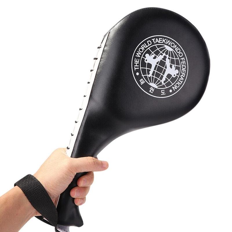 Product Introduction of Kids Freestyle Fighting Wushu Training Sanda Foot Pad Side Kick Pad Boxing Pad Training Foot Target Chicken Leg Target 15